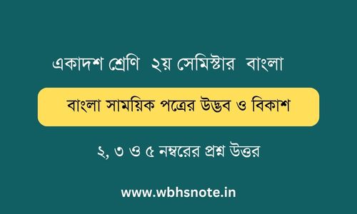 বাংলা সাময়িক পত্রের উদ্ভব ও বিকাশ