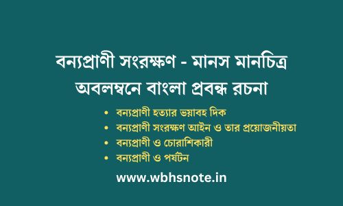 বন্যপ্রাণী সংরক্ষণ - মানস মানচিত্র অবলম্বনে বাংলা প্রবন্ধ রচনা