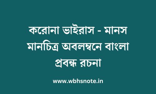 করোনা ভাইরাস - মানস মানচিত্র অবলম্বনে বাংলা প্রবন্ধ রচনা